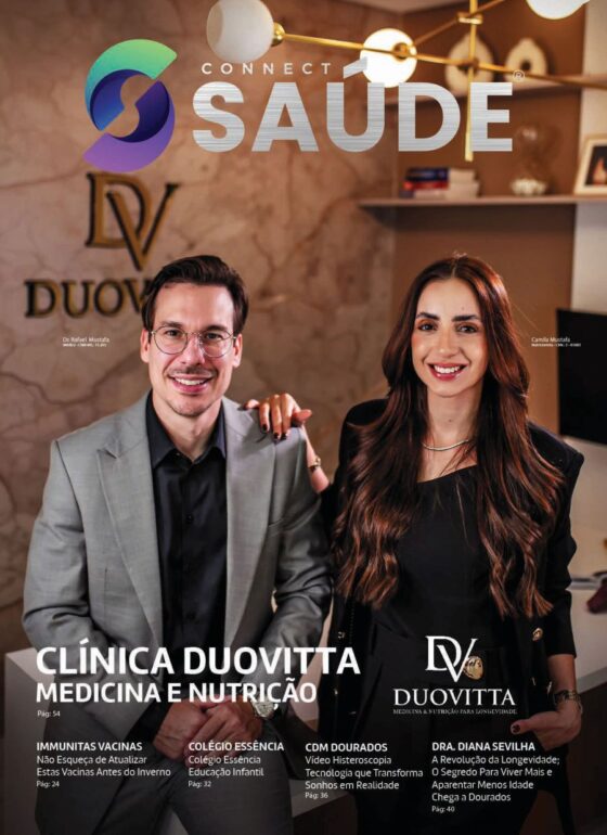 Capa da edição 15 da Revista Connect Saúde